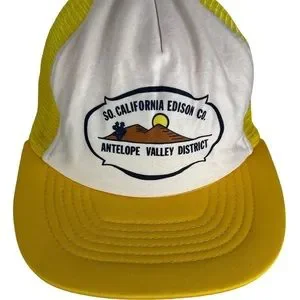 Vintage Snapback Mesh Trucker Hat Cap Southern California Mountains Antelope VLY Vintage | Accessories | Vintage Snapback Mesh Trucker Hat  main image 2